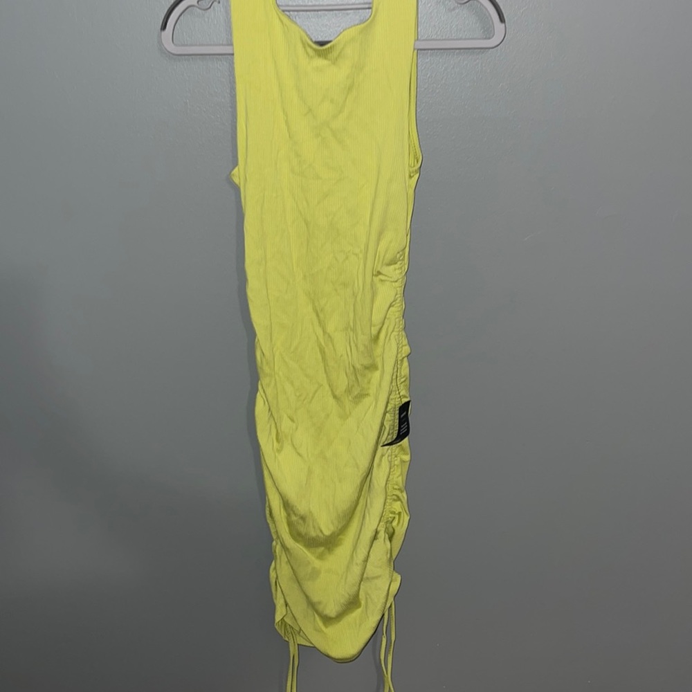 Lime Green Adjustable Dress